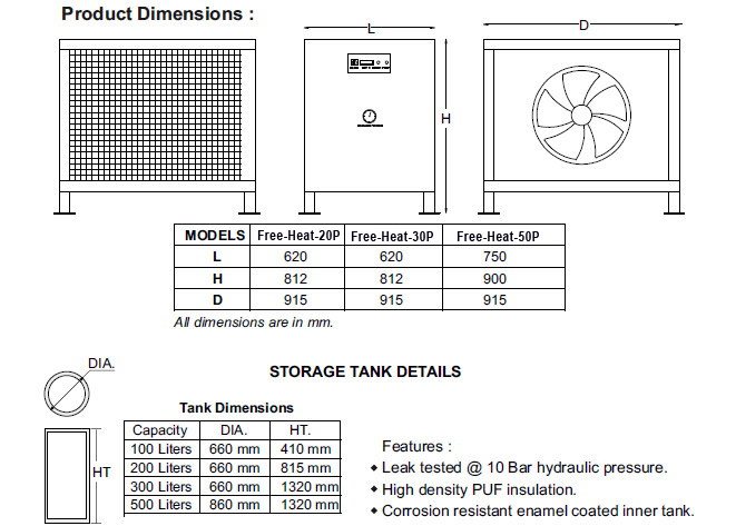 Heat Pumps - P Series